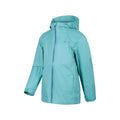Teal - Side - Mountain Warehouse Childrens-Kids Torrent Waterproof Jacket