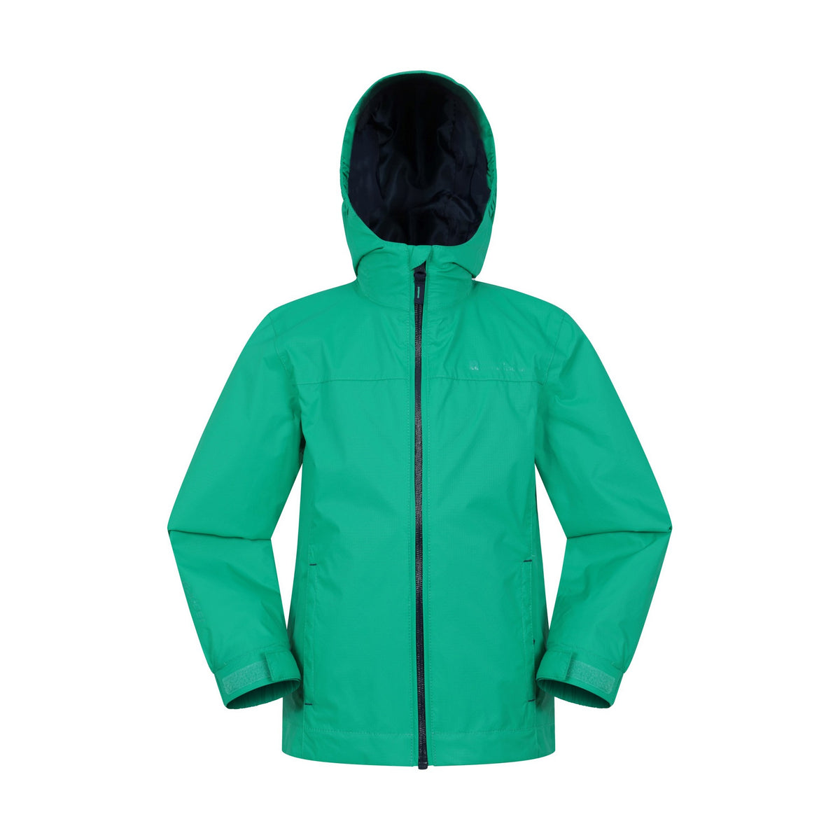 Green - Front - Mountain Warehouse Childrens-Kids Torrent Waterproof Jacket