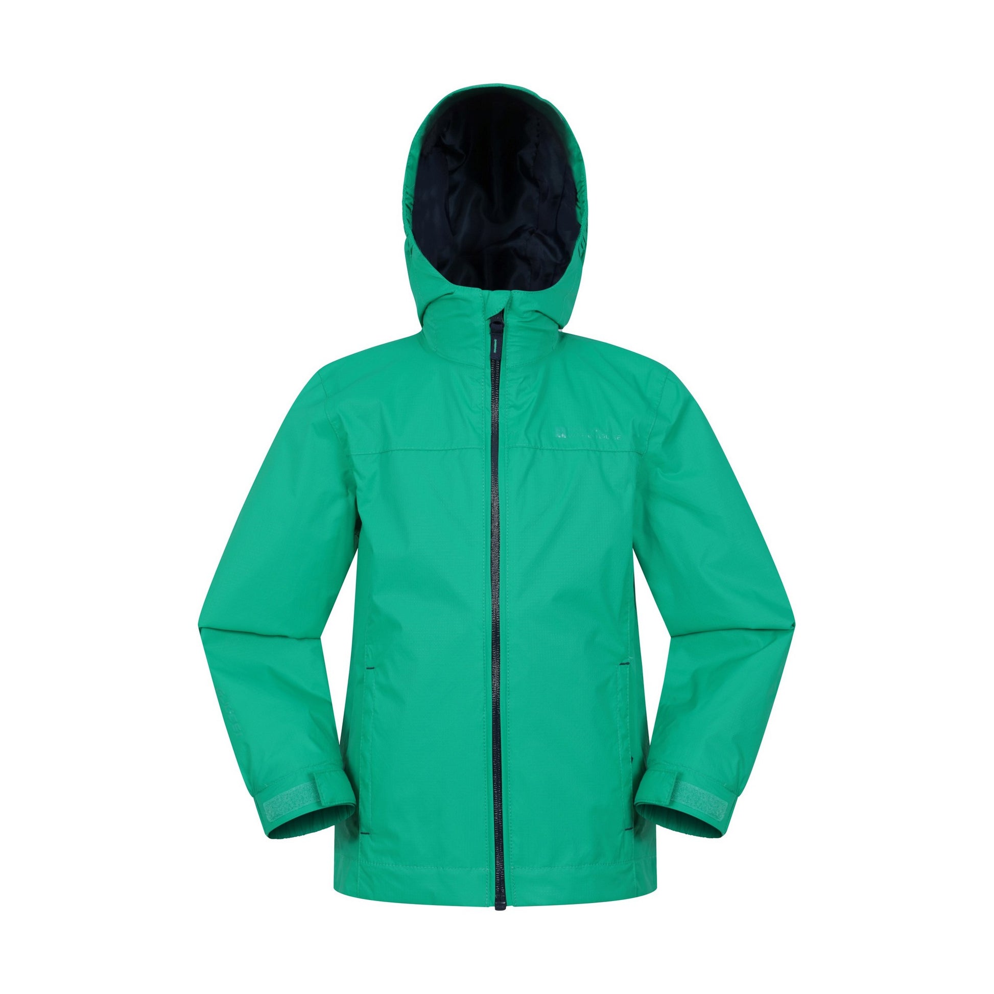Green - Front - Mountain Warehouse Childrens-Kids Torrent Waterproof Jacket