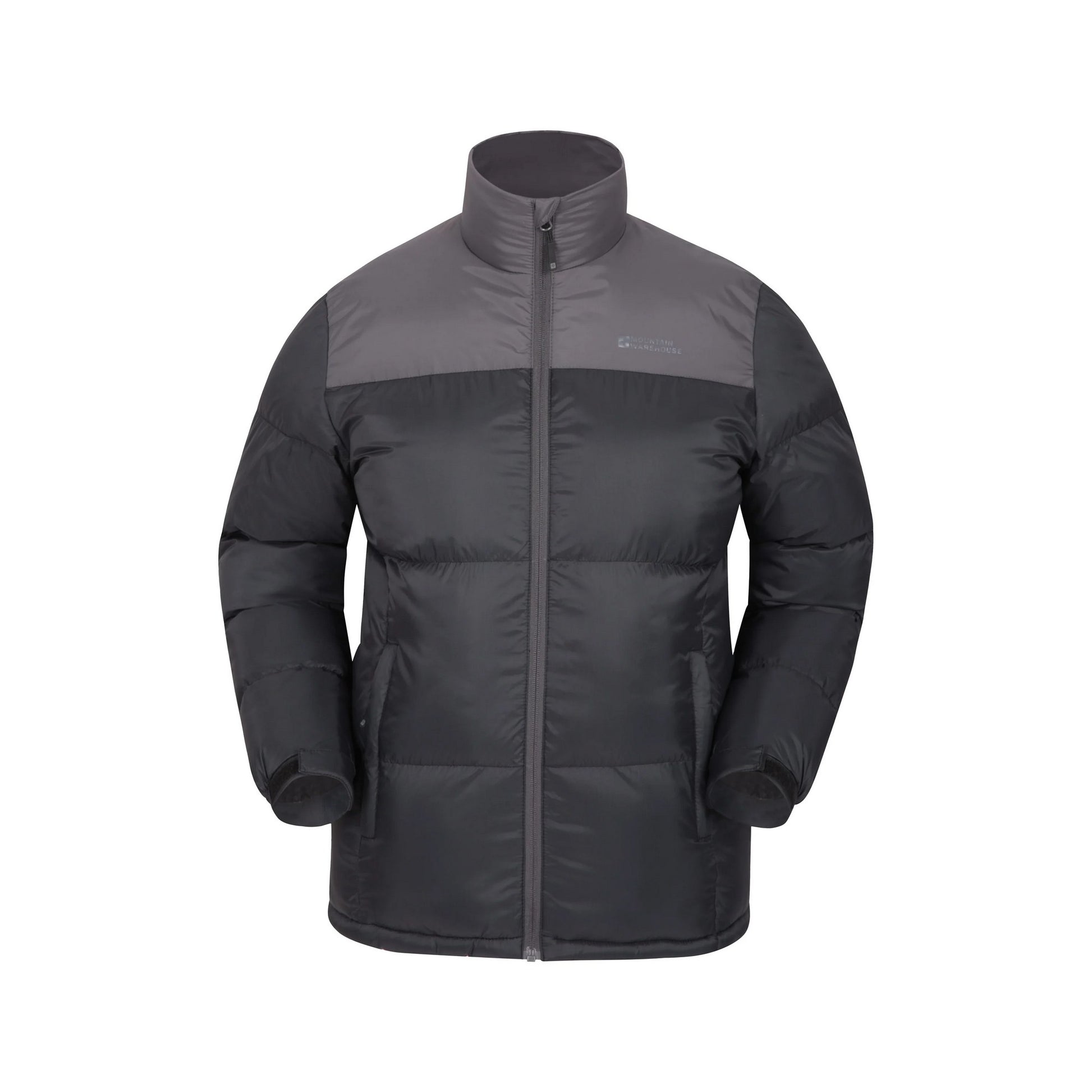 Black - Front - Mountain Warehouse Mens Rush Padded Jacket