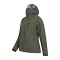 Dark Khaki - Side - Mountain Warehouse Womens-Ladies Arlberg 2.5 Layer Waterproof Jacket