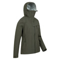 Dark Khaki - Lifestyle - Mountain Warehouse Womens-Ladies Arlberg 2.5 Layer Waterproof Jacket