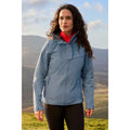 Blue - Front - Mountain Warehouse Womens-Ladies Arlberg 2.5 Layer Waterproof Jacket