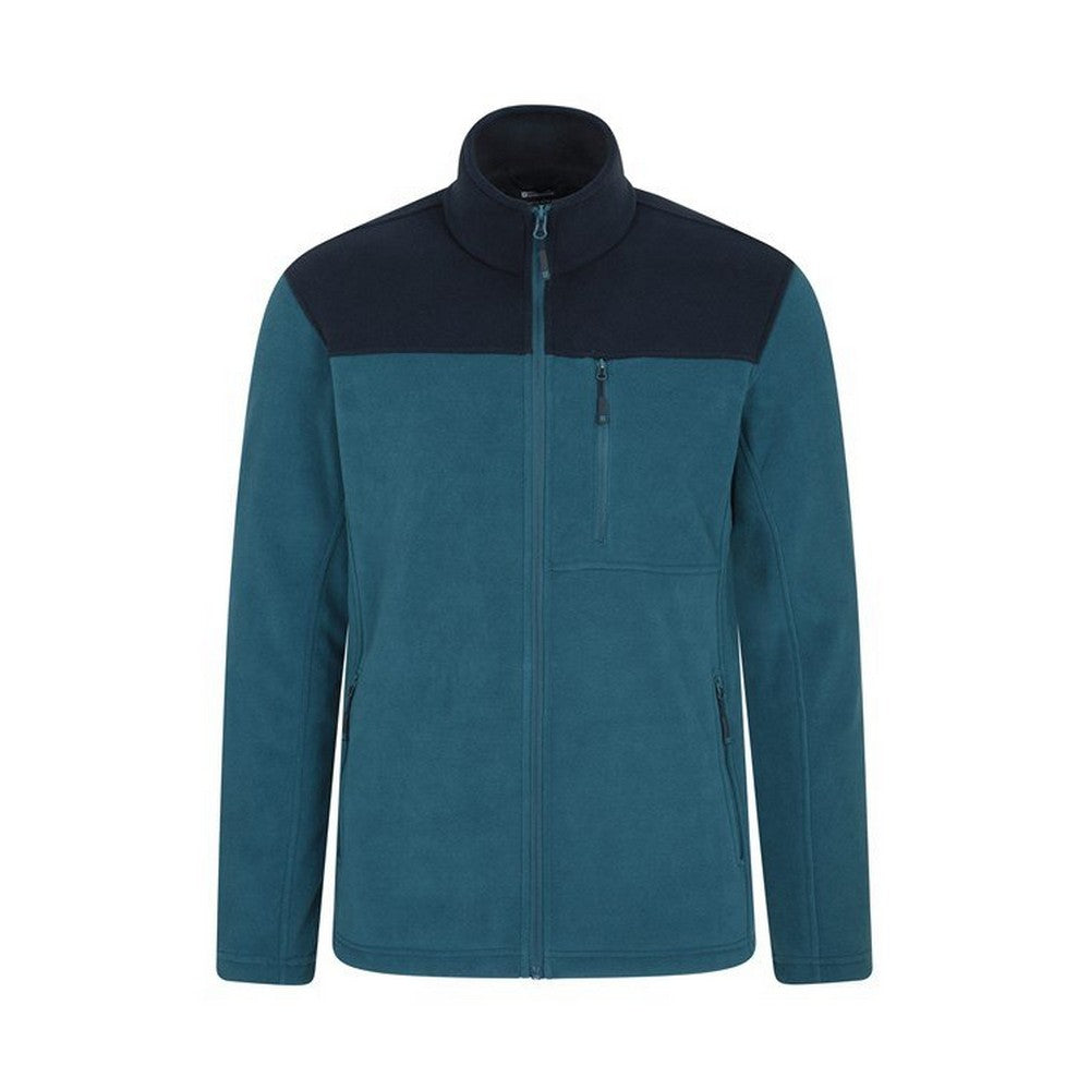 Blue - Front - Mountain Warehouse Mens Buchanan Fleece Jacket