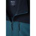 Blue - Pack Shot - Mountain Warehouse Mens Buchanan Fleece Jacket