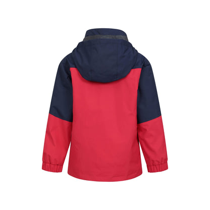 Red - Back - Mountain Warehouse Childrens-Kids 3 in 1 Waterproof Jacket