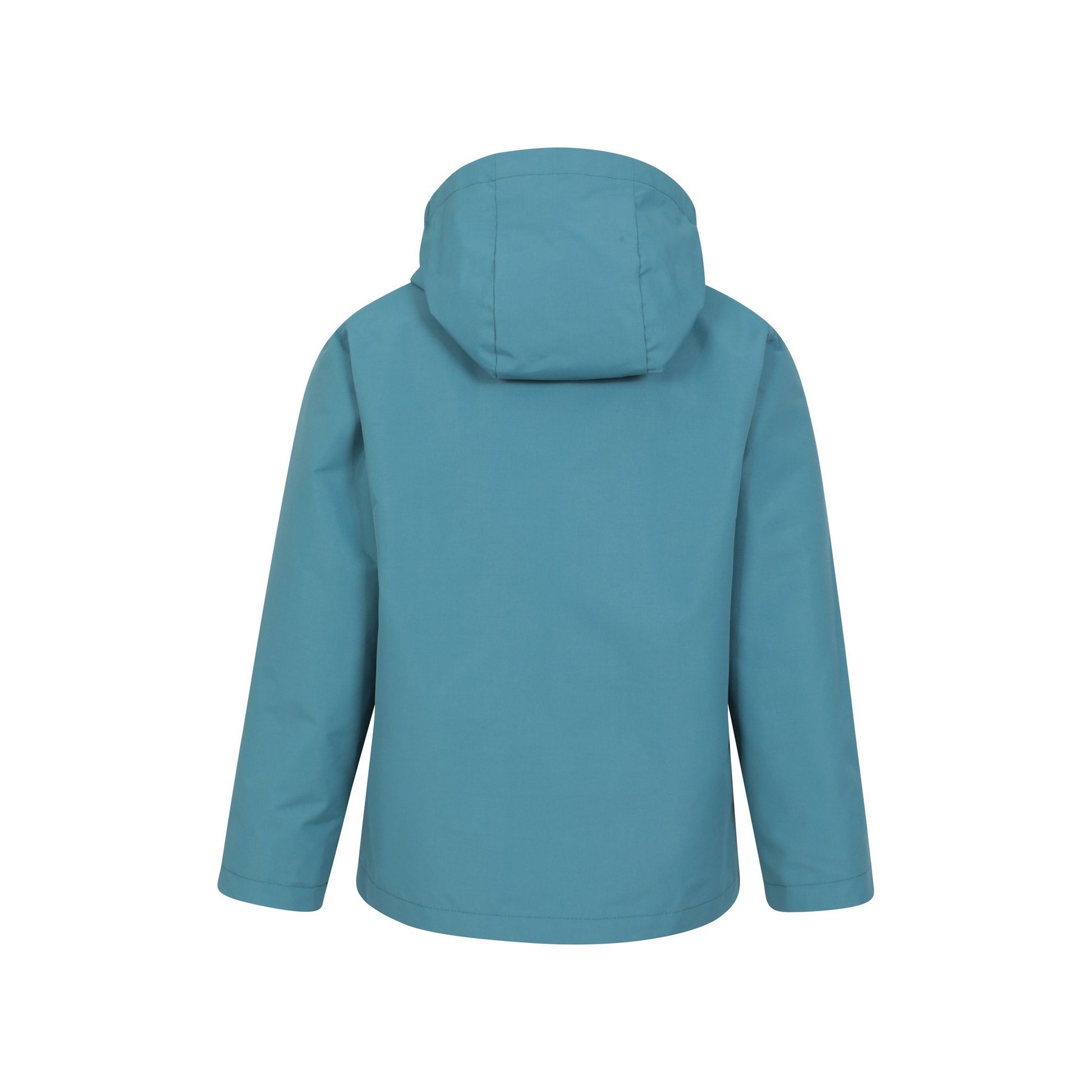 Dark Teal - Back - Mountain Warehouse Childrens-Kids Fell 3 in 1 Water Resistant Jacket