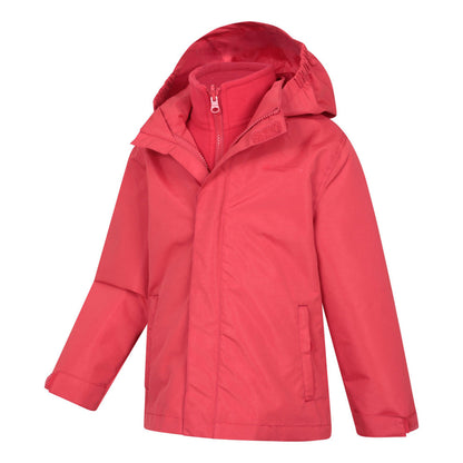 Active Red - Lifestyle - Mountain Warehouse Childrens-Kids Fell 3 in 1 Water Resistant Jacket
