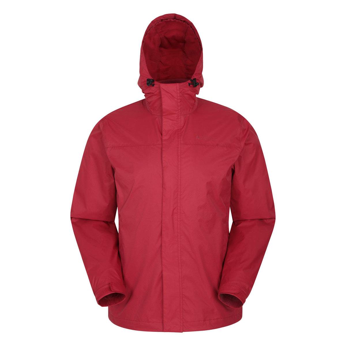 Dark Red - Front - Mountain Warehouse Mens Torrent Waterproof Jacket