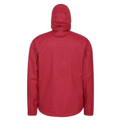 Dark Red - Back - Mountain Warehouse Mens Torrent Waterproof Jacket