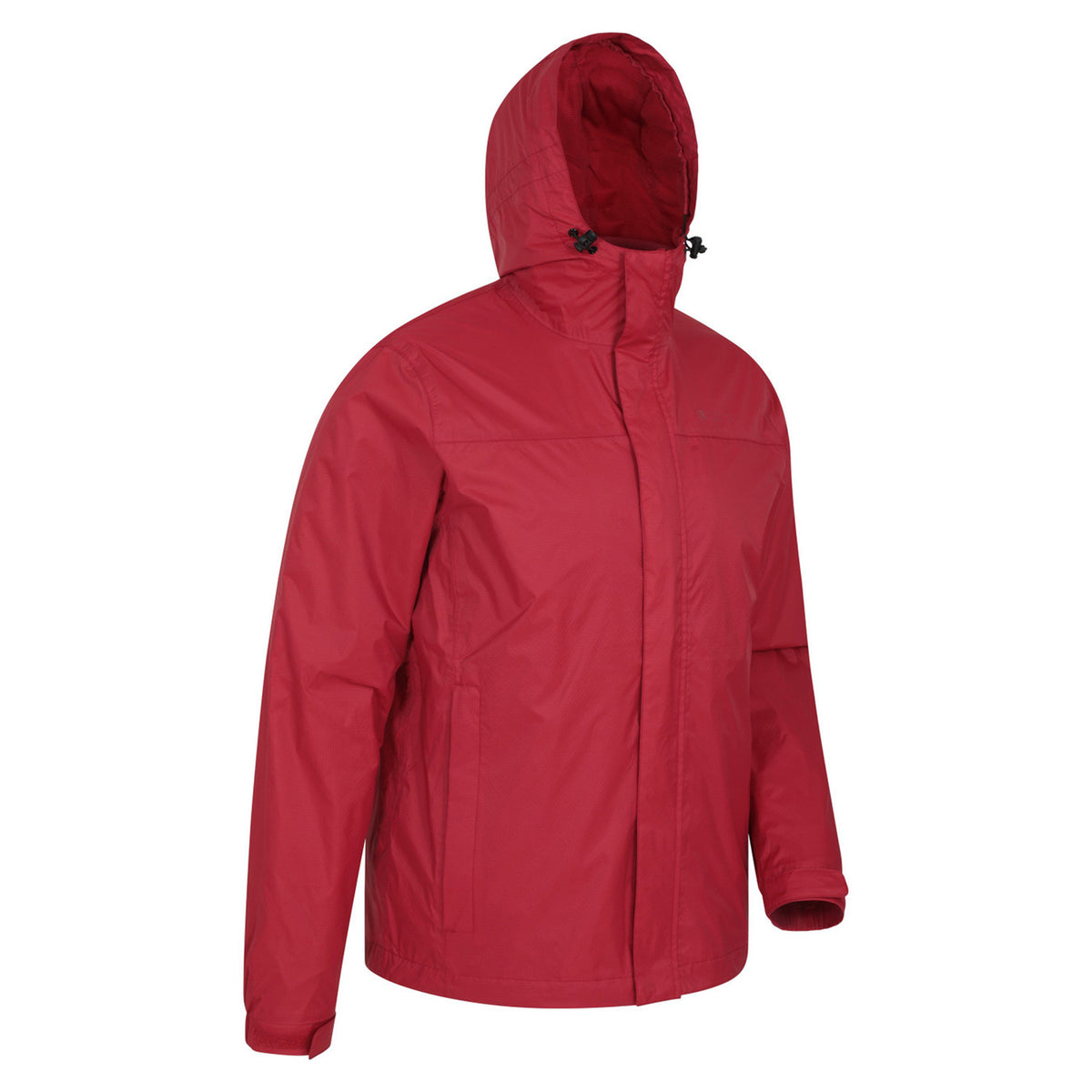 Dark Red - Side - Mountain Warehouse Mens Torrent Waterproof Jacket