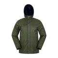 Khaki Green - Front - Mountain Warehouse Mens Torrent Waterproof Jacket