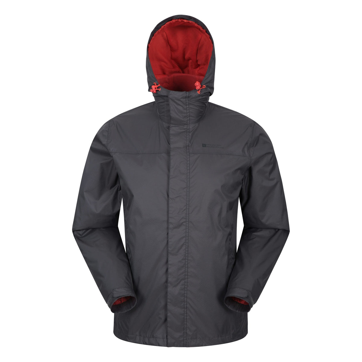 Grey - Front - Mountain Warehouse Mens Torrent Waterproof Jacket