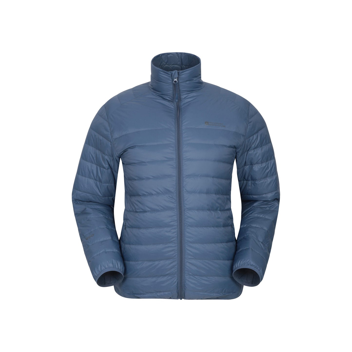 Blue - Front - Mountain Warehouse Mens Featherweight Down Jacket
