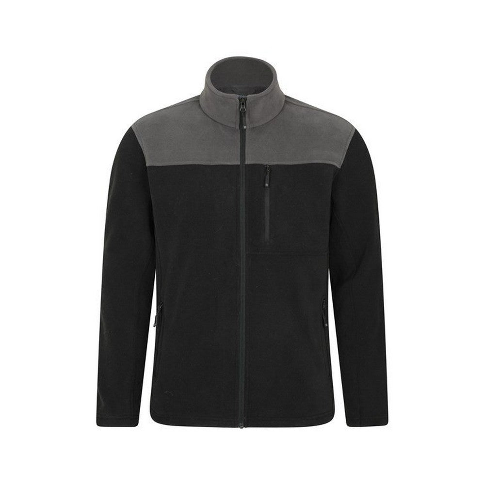 Dark Grey - Front - Mountain Warehouse Mens Buchanan Fleece Jacket
