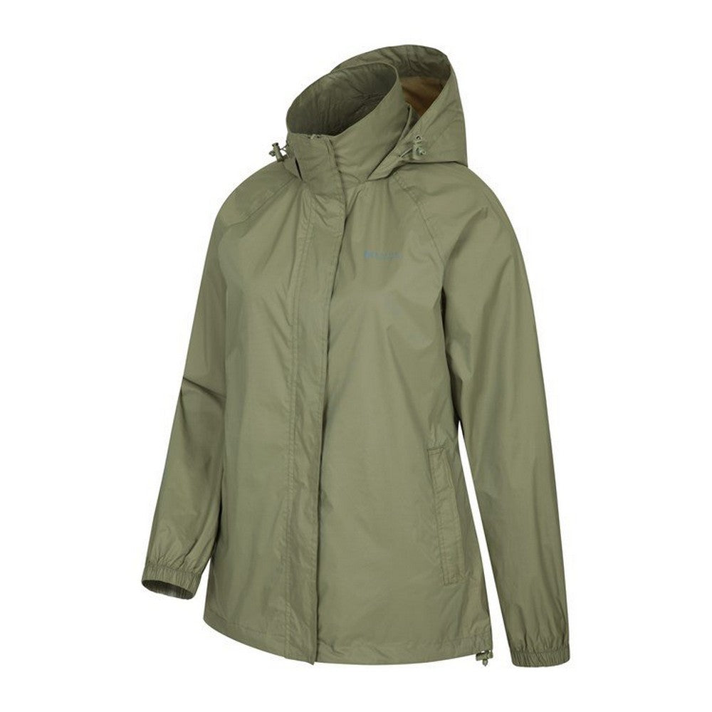 Khaki Green - Pack Shot - Mountain Warehouse Womens-Ladies Pakka Waterproof Jacket