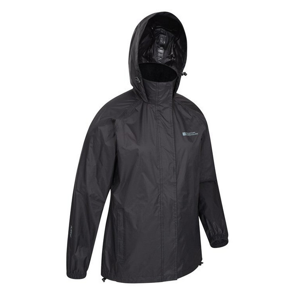 Black - Side - Mountain Warehouse Womens-Ladies Pakka Waterproof Jacket