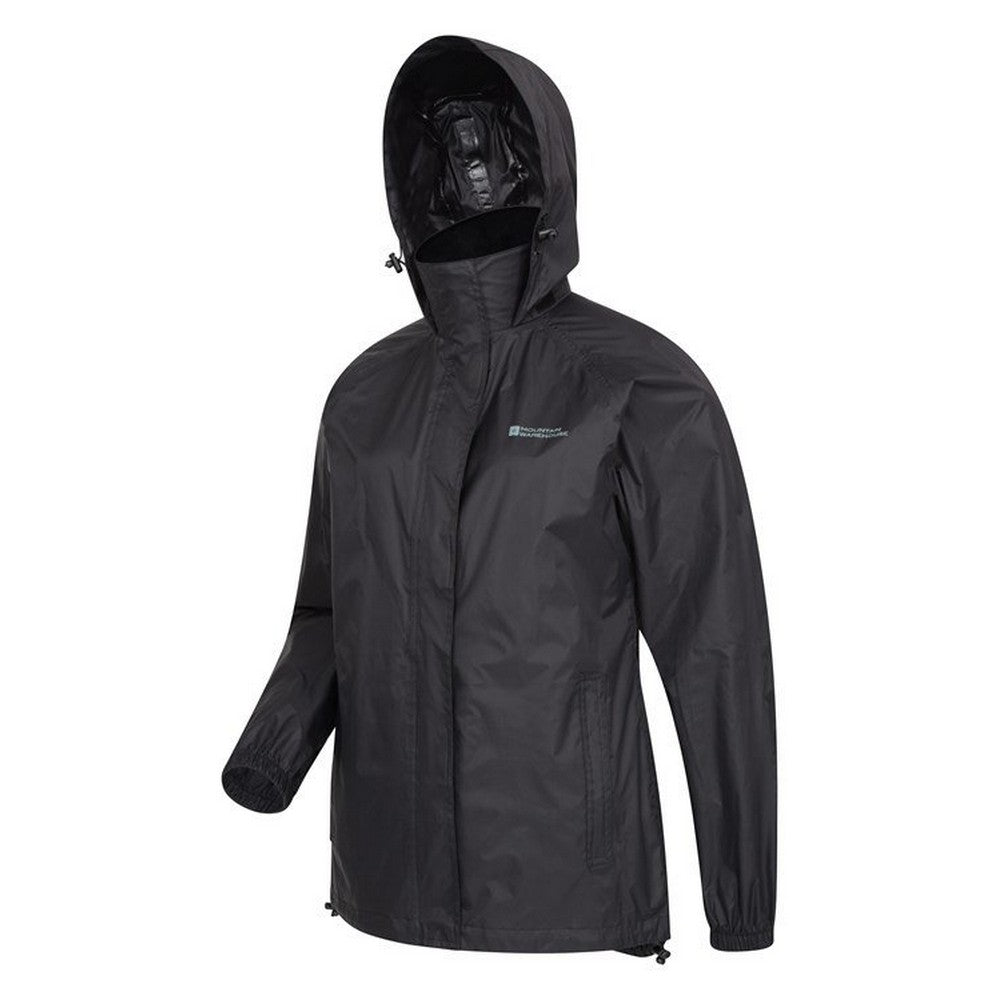 Black - Pack Shot - Mountain Warehouse Womens-Ladies Pakka Waterproof Jacket