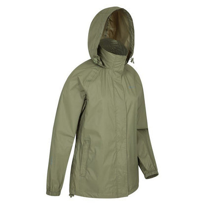 Khaki Green - Side - Mountain Warehouse Womens-Ladies Pakka Waterproof Jacket