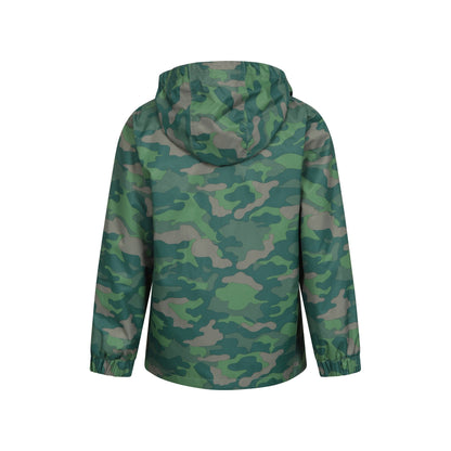 Khaki Green - Back - Mountain Warehouse Childrens-Kids Atom 3 in 1 Waterproof Jacket