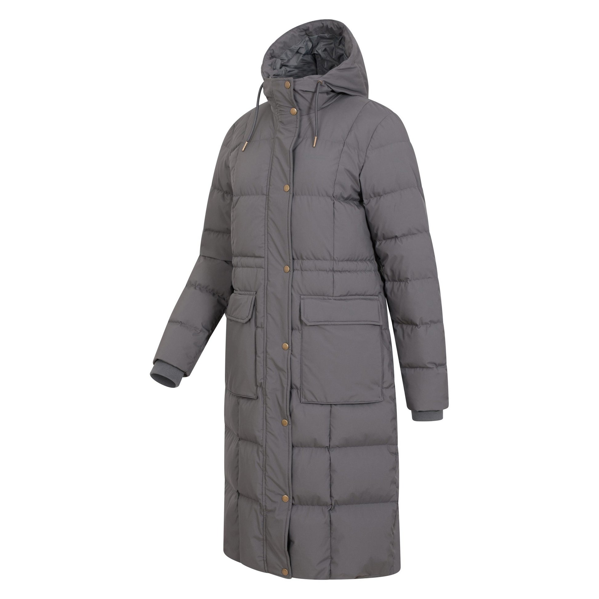 Grey - Side - Mountain Warehouse Womens-Ladies Venus Extreme RDS Down Jacket