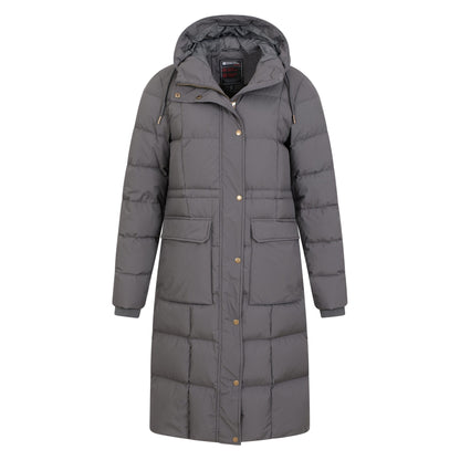 Grey - Pack Shot - Mountain Warehouse Womens-Ladies Venus Extreme RDS Down Jacket