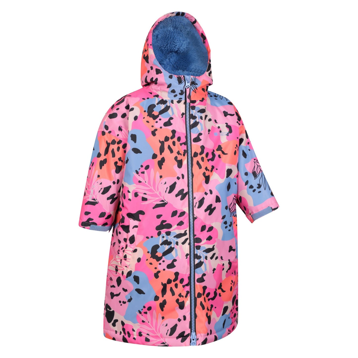 Pink - Lifestyle - Mountain Warehouse Childrens-Kids Tidal Animal Print Poncho Jacket