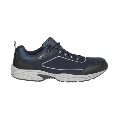 Navy - Front - Mountain Warehouse Mens Ramble Softshell Waterproof Trainers