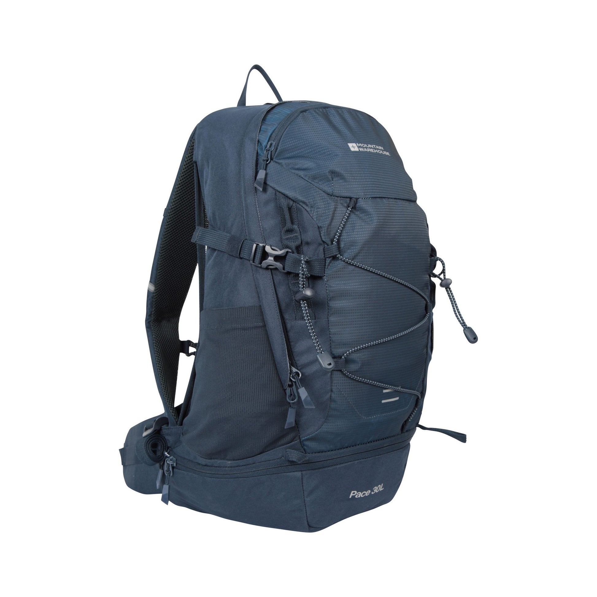 Navy - Side - Mountain Warehouse Pace 30L Backpack