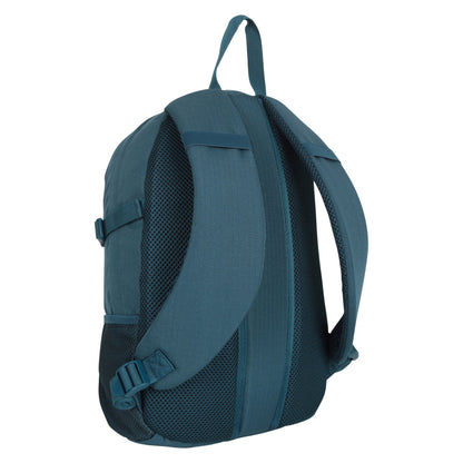 Teal - Back - Mountain Warehouse Bolt Painted Effect 18L Backpack