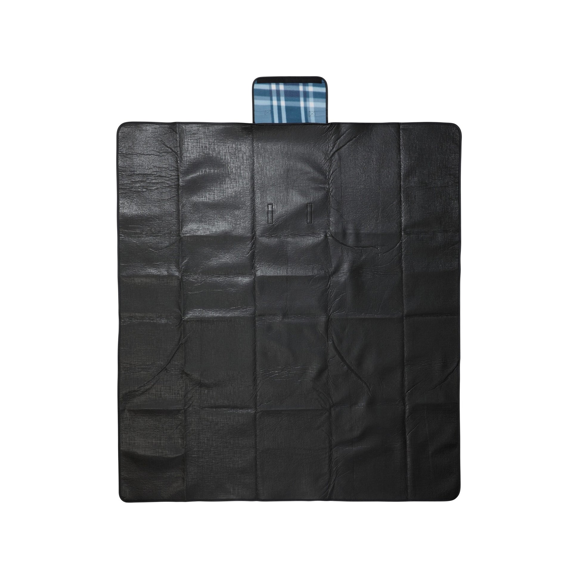 Blue - Lifestyle - Mountain Warehouse Fleece Checked Picnic Mat