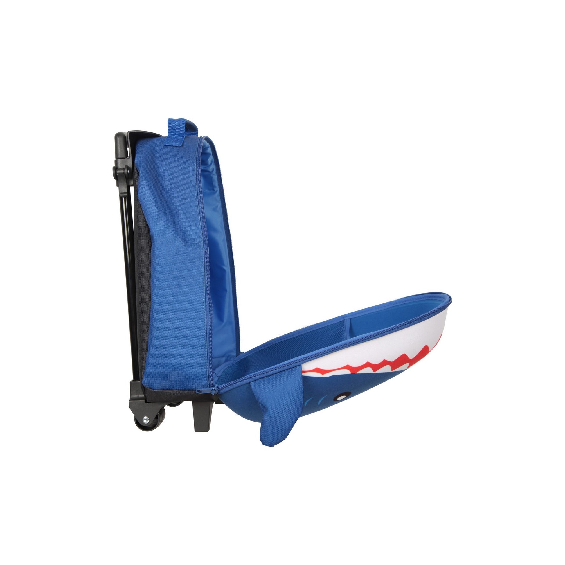 Blue - Pack Shot - Mountain Warehouse Shark Hardshell 2 Wheeled Cabin Bag