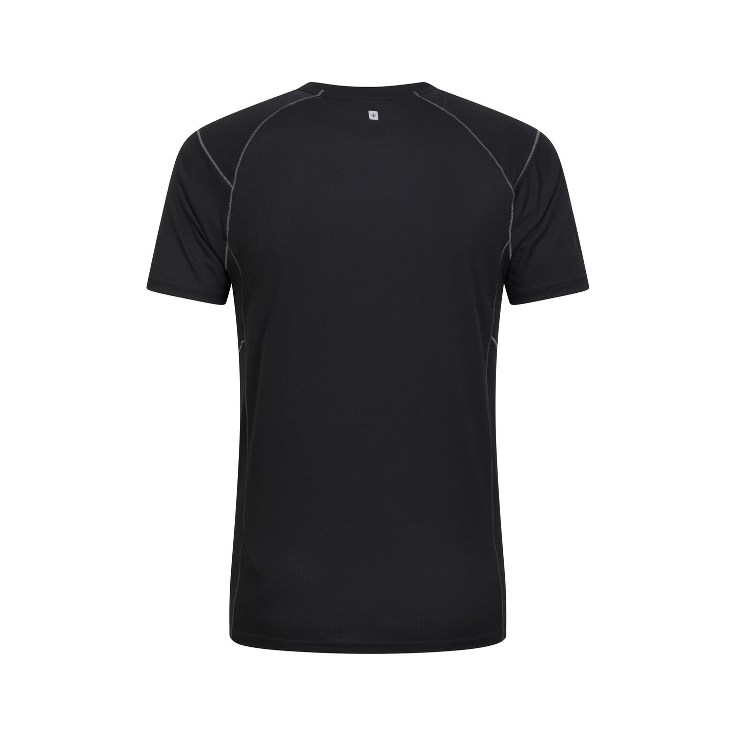 Black - Back - Mountain Warehouse Mens Approach Lightweight Hiking T-Shirt