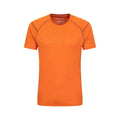 Orange - Front - Mountain Warehouse Mens Approach Lightweight Hiking T-Shirt