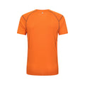 Orange - Back - Mountain Warehouse Mens Approach Lightweight Hiking T-Shirt