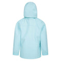 Teal - Lifestyle - Mountain Warehouse Childrens-Kids Cloud Burst Waterproof Jacket