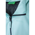 Teal - Close up - Mountain Warehouse Childrens-Kids Cloud Burst Waterproof Jacket