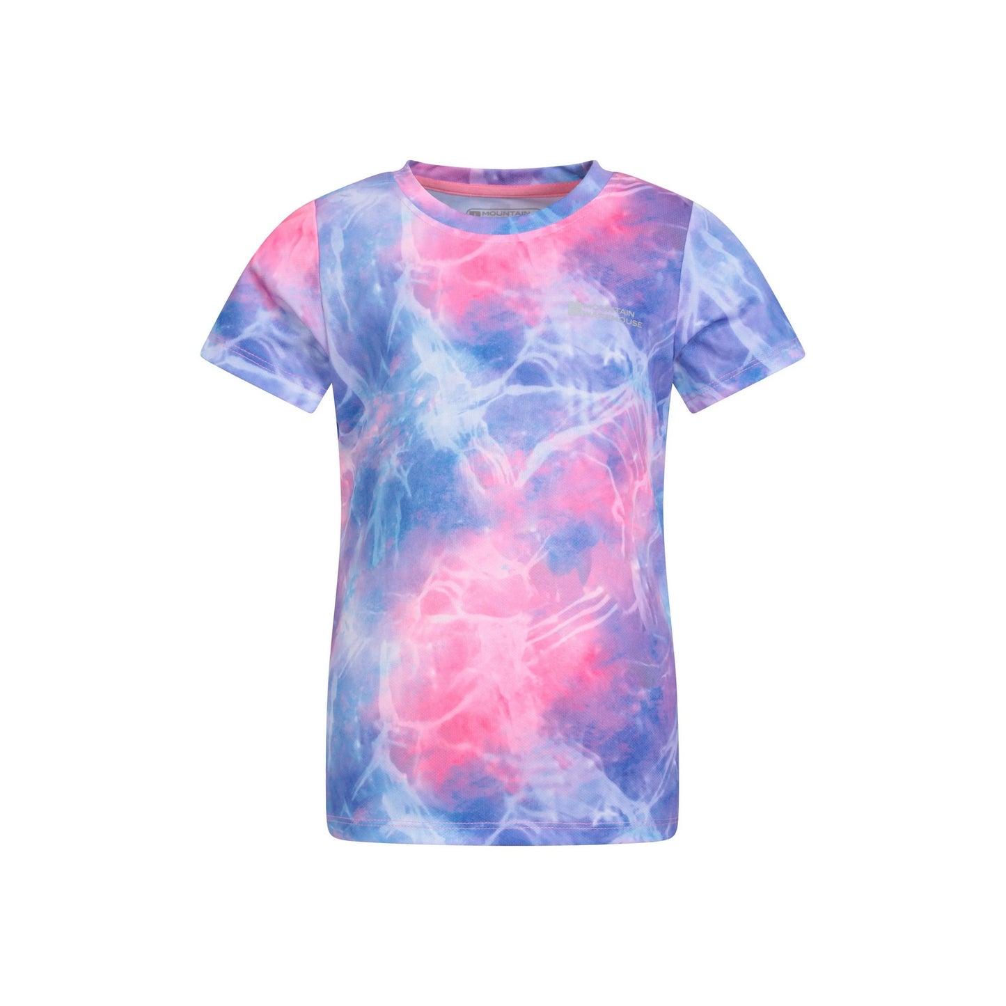 Light Purple - Front - Mountain Warehouse Childrens-Kids All-Over Print Active T-Shirt