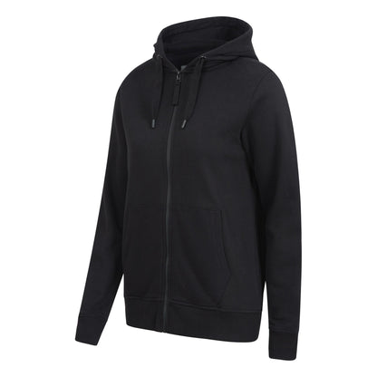 Black - Side - Mountain Warehouse Womens-Ladies Keyne Organic Full Zip Hoodie