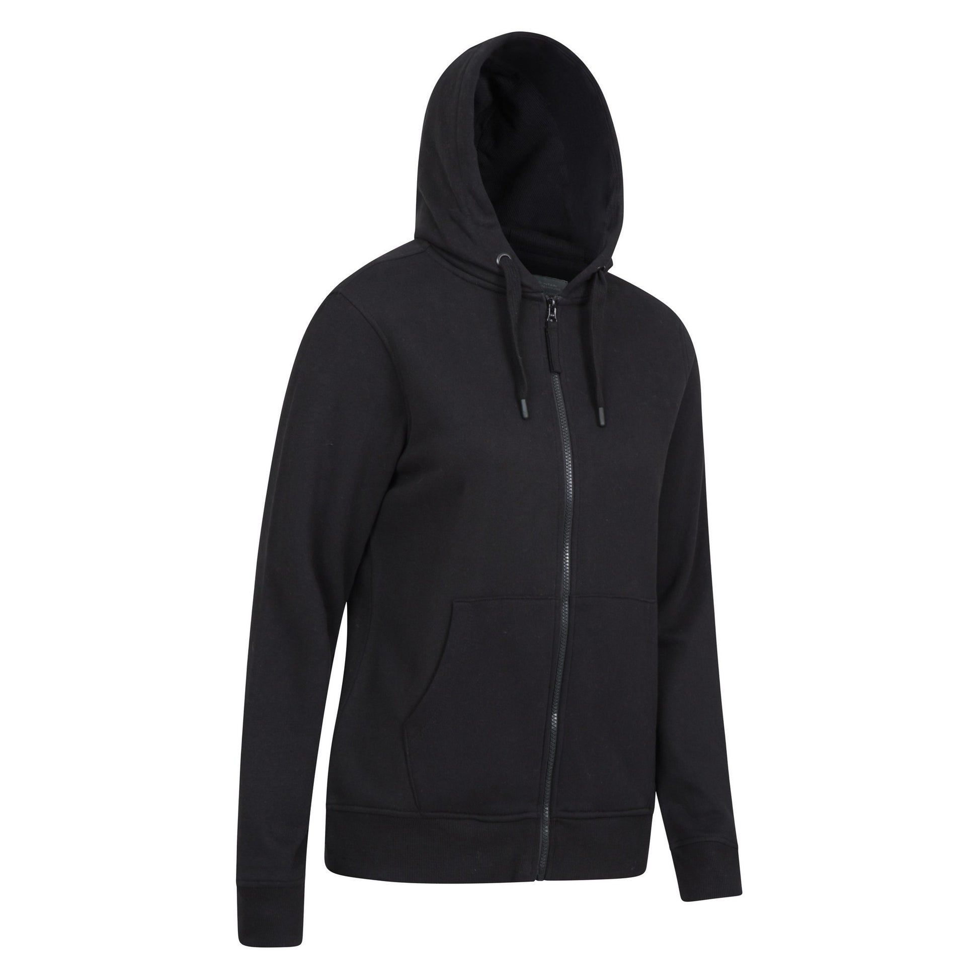 Black - Lifestyle - Mountain Warehouse Womens-Ladies Keyne Organic Full Zip Hoodie