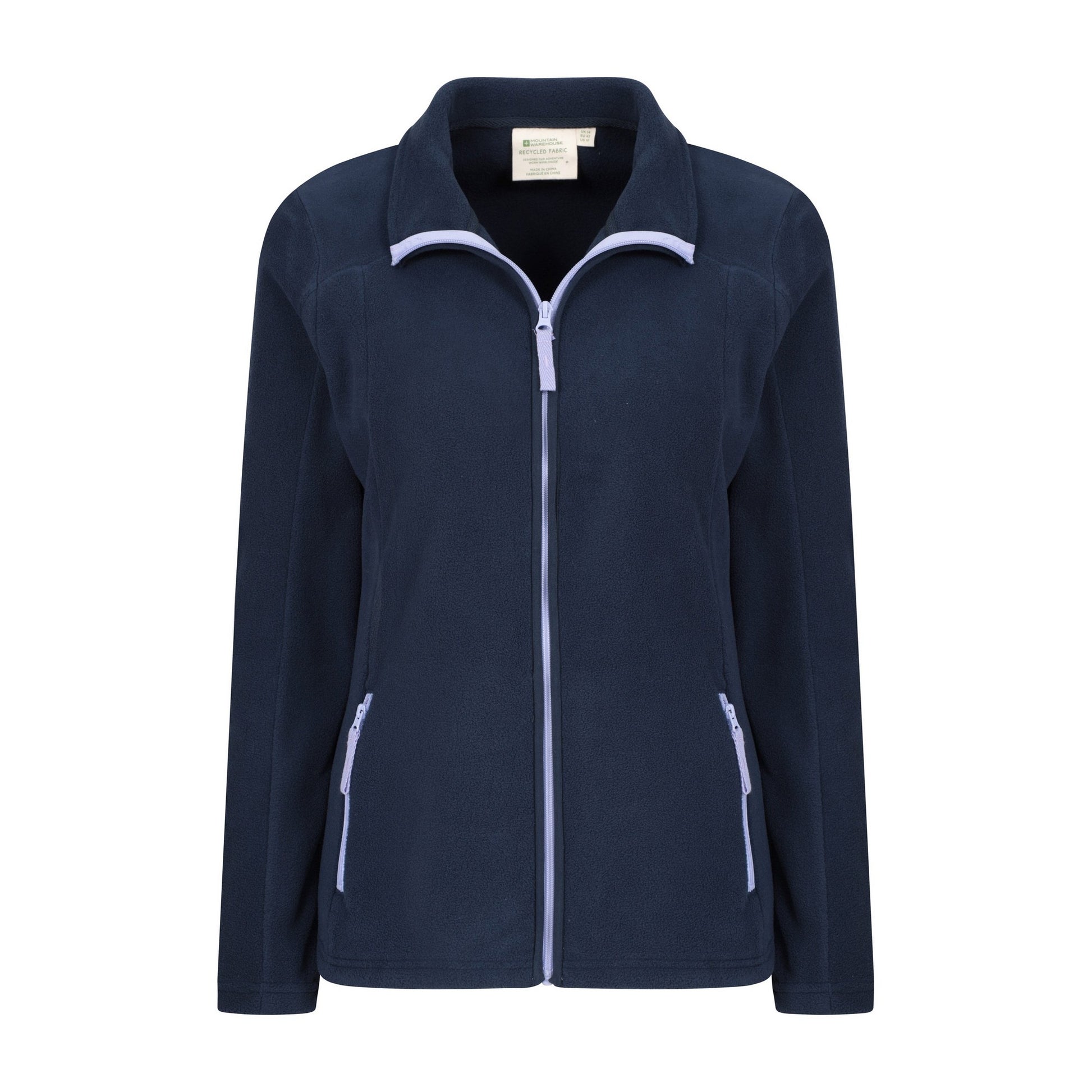 Dark Blue - Lifestyle - Mountain Warehouse Womens-Ladies Recycled Fleece Jacket