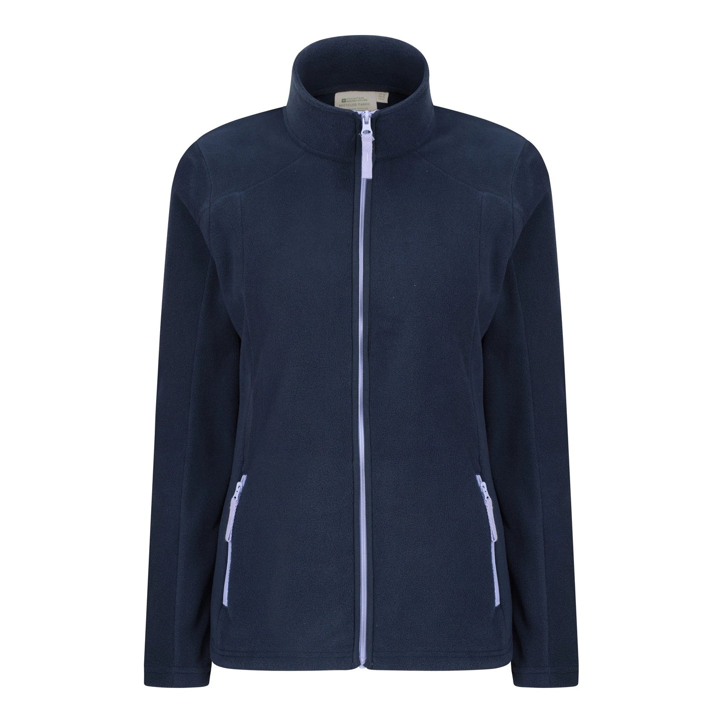 Dark Blue - Front - Mountain Warehouse Womens-Ladies Recycled Fleece Jacket
