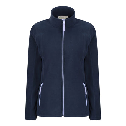 Dark Blue - Front - Mountain Warehouse Womens-Ladies Recycled Fleece Jacket