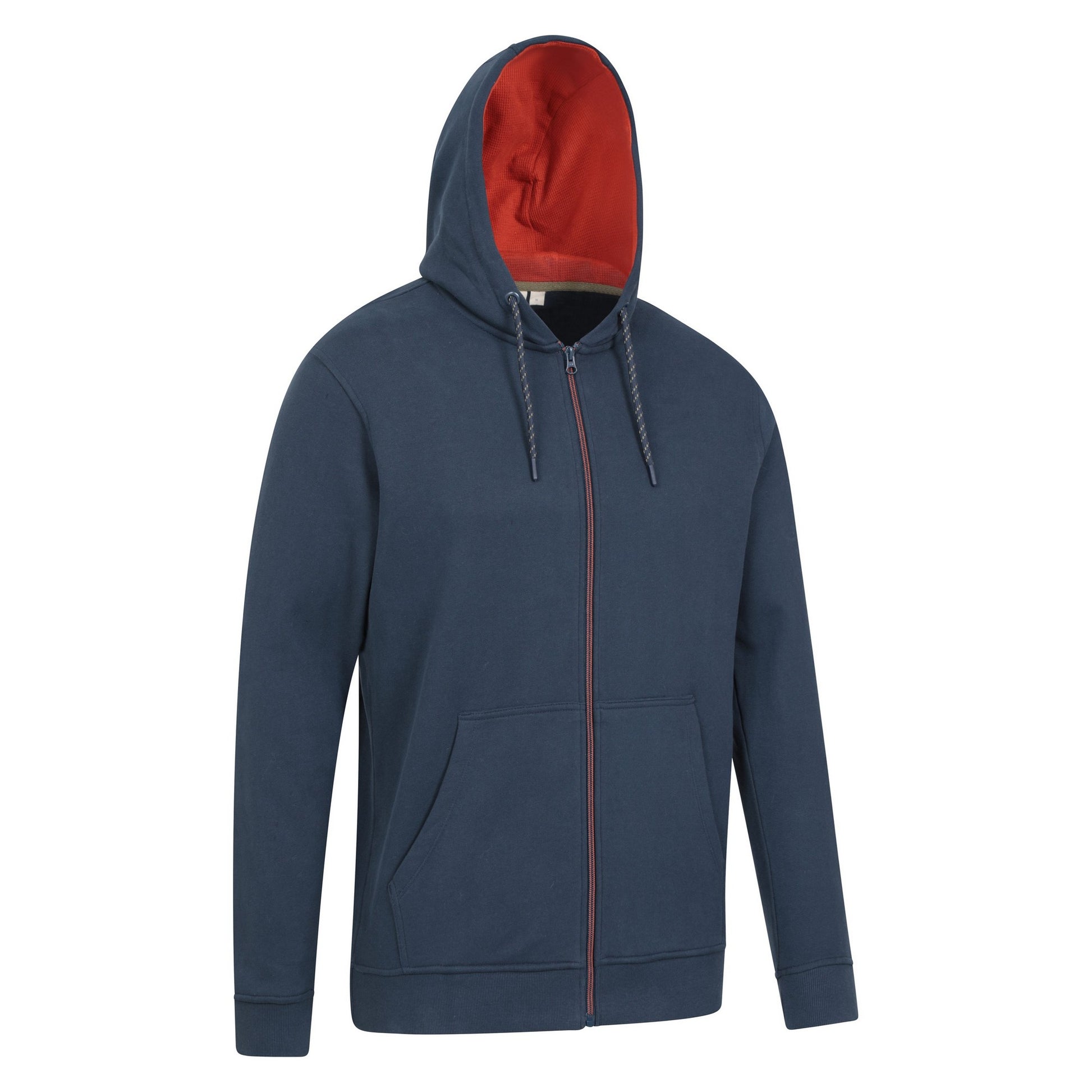 Navy - Lifestyle - Mountain Warehouse Mens Keyne Organic Full Zip Hoodie