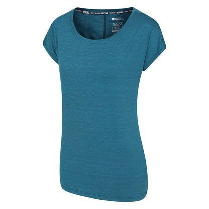 Navy - Back - Mountain Warehouse Womens-Ladies Dynamic Panna IsoCool Loose T-Shirt