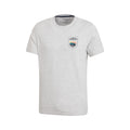 Grey - Side - Mountain Warehouse Mens Crest Organic T-Shirt