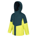 Lime - Lifestyle - Mountain Warehouse Childrens-Kids Meteor Waterproof Jacket