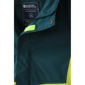 Lime - Pack Shot - Mountain Warehouse Childrens-Kids Meteor Waterproof Jacket