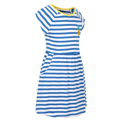 Navy-White - Lifestyle - Mountain Warehouse Girls Penelope Pineapple Organic Dress