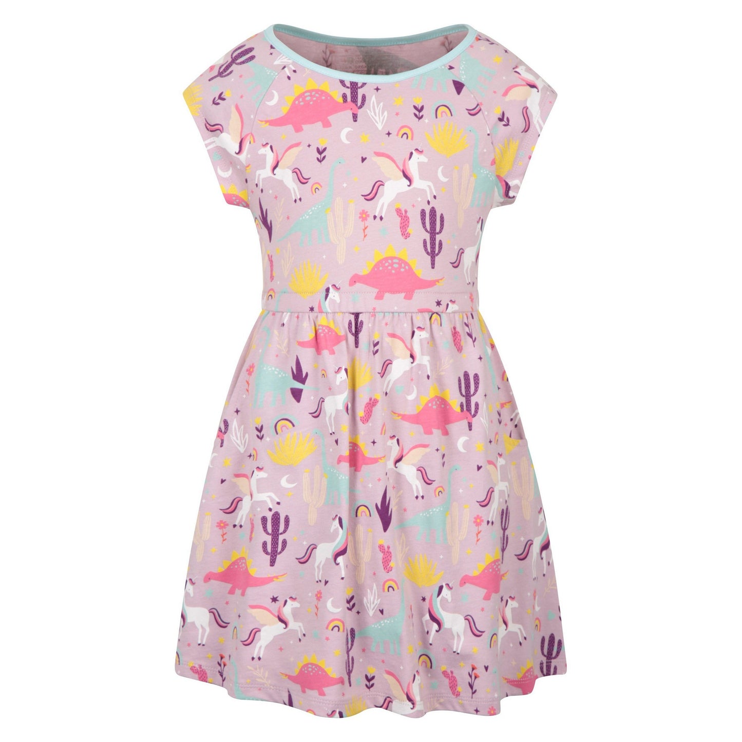 Lilac - Front - Mountain Warehouse Childrens-Kids Penelope All-Over Print Dress